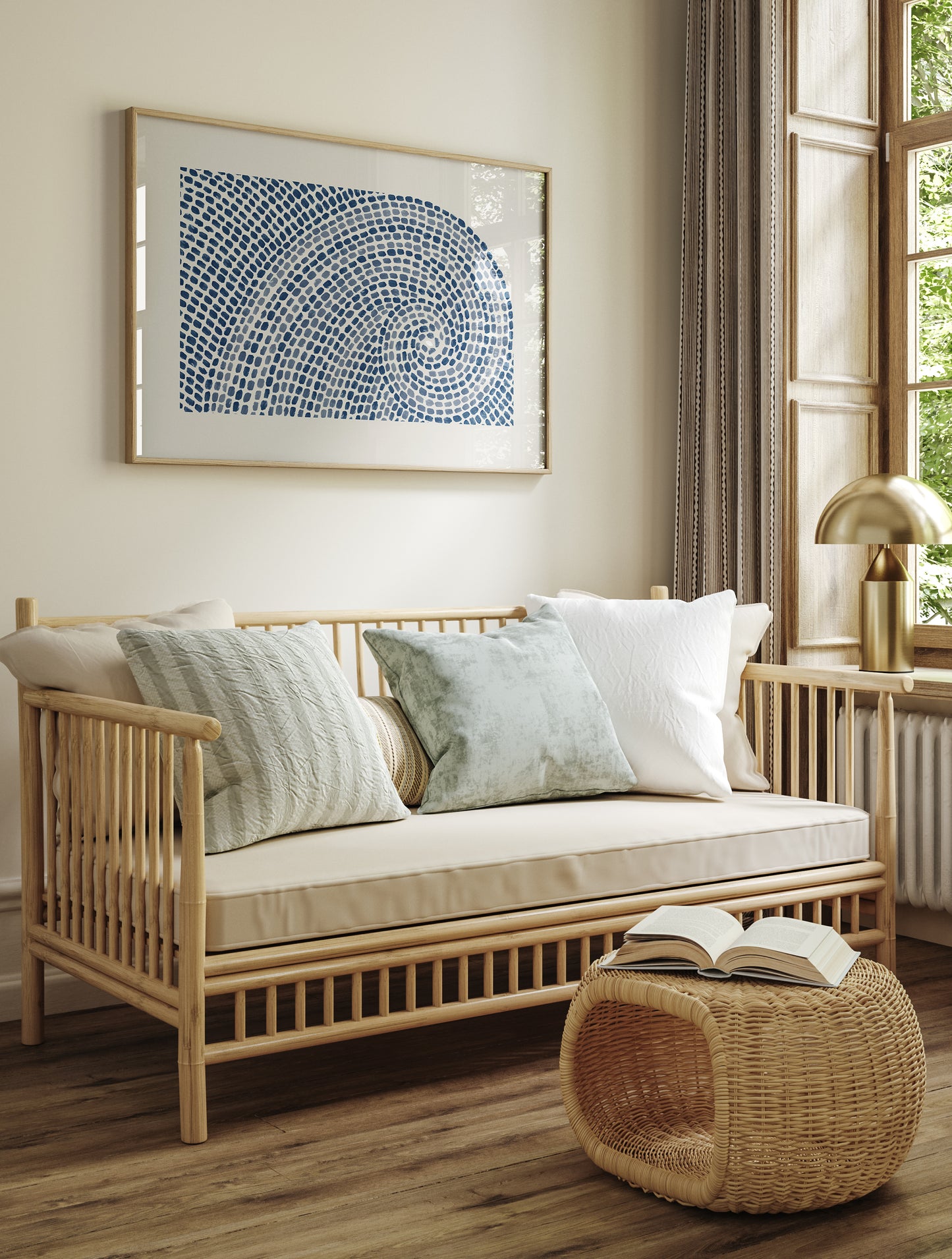 Jesus Calms the Storm (Blue)