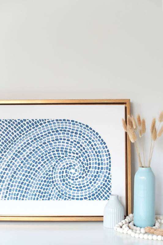 Jesus Calms the Storm (Blue)