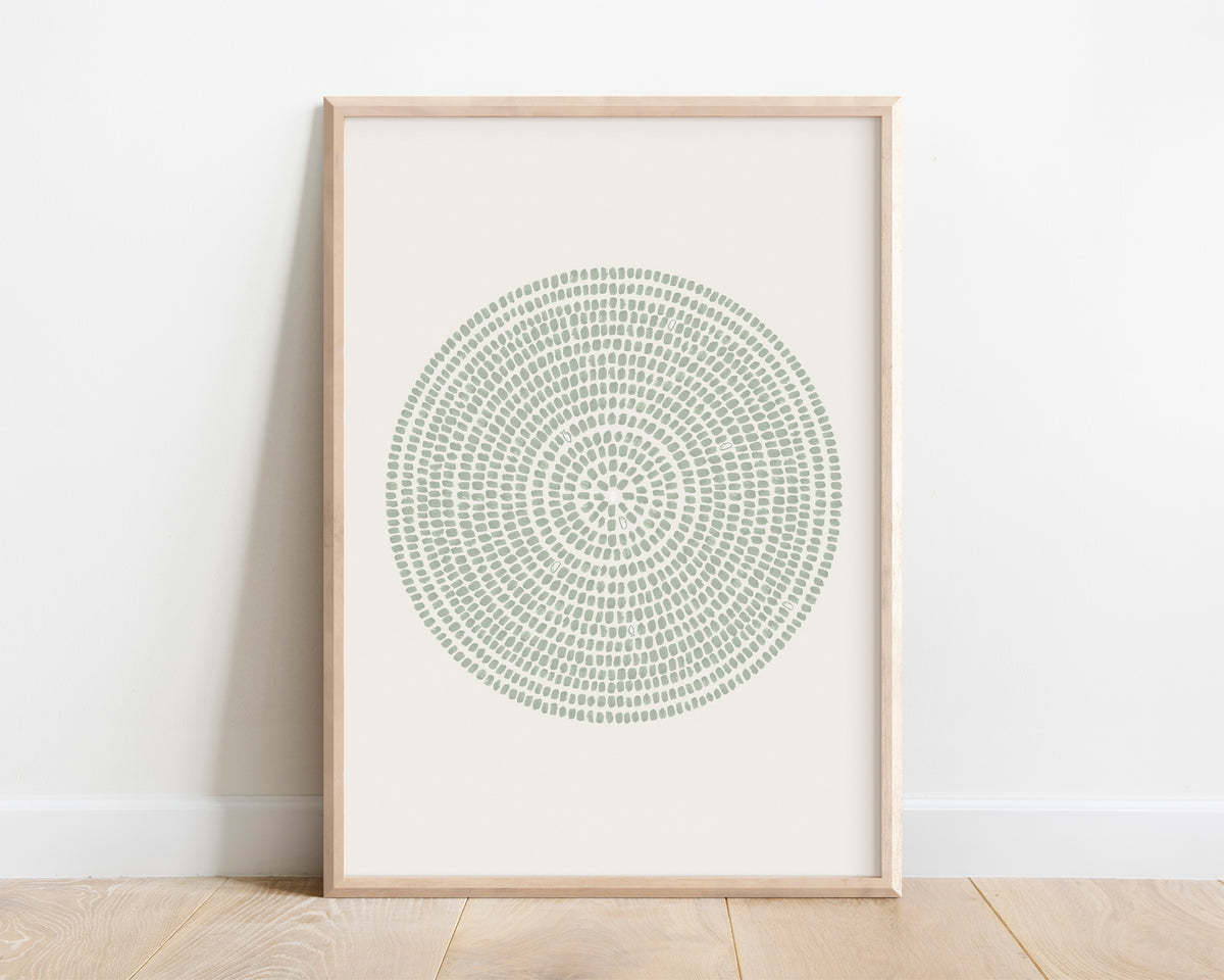 Jesus Feeds 5000 (green, portrait)