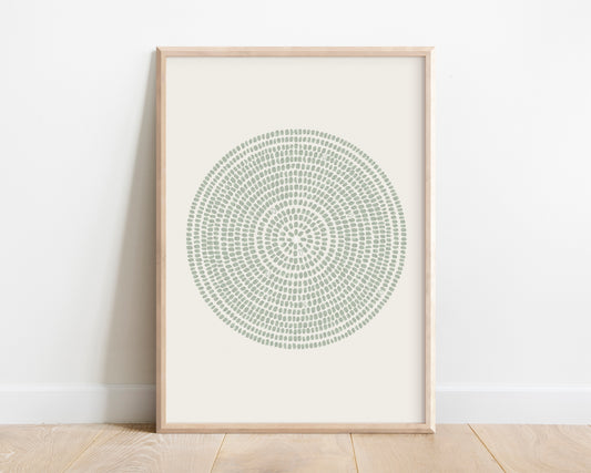 Jesus Feeds 5000 (green, portrait)