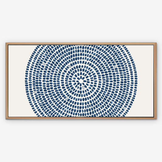 Jesus Feeds 5000 (blue, landscape)