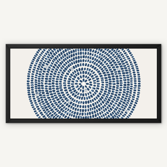 Jesus Feeds 5000 (blue, landscape)